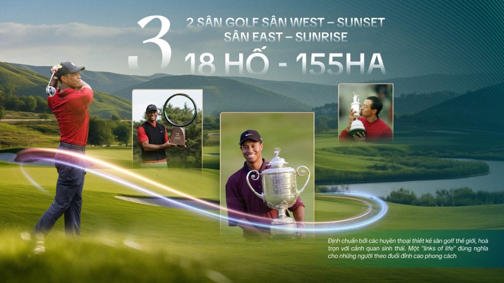 Bộ đôi sân Golf 18 lỗ