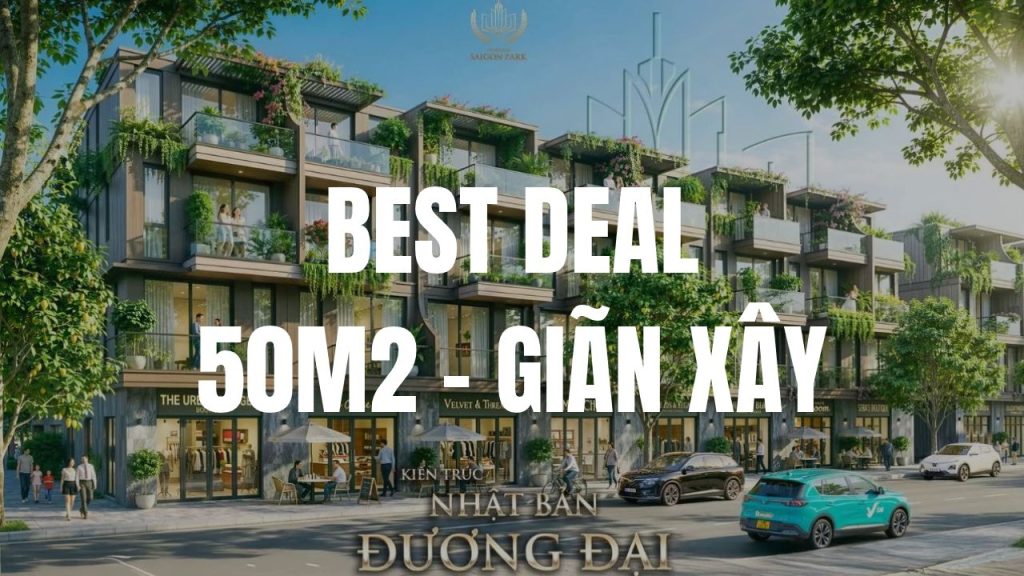 Nhà phố 50m² Vinhomes Sài Gòn Park AS65-06