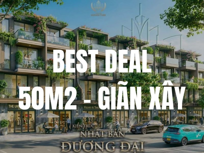 Nhà phố 50m² Vinhomes Sài Gòn Park AS65-06