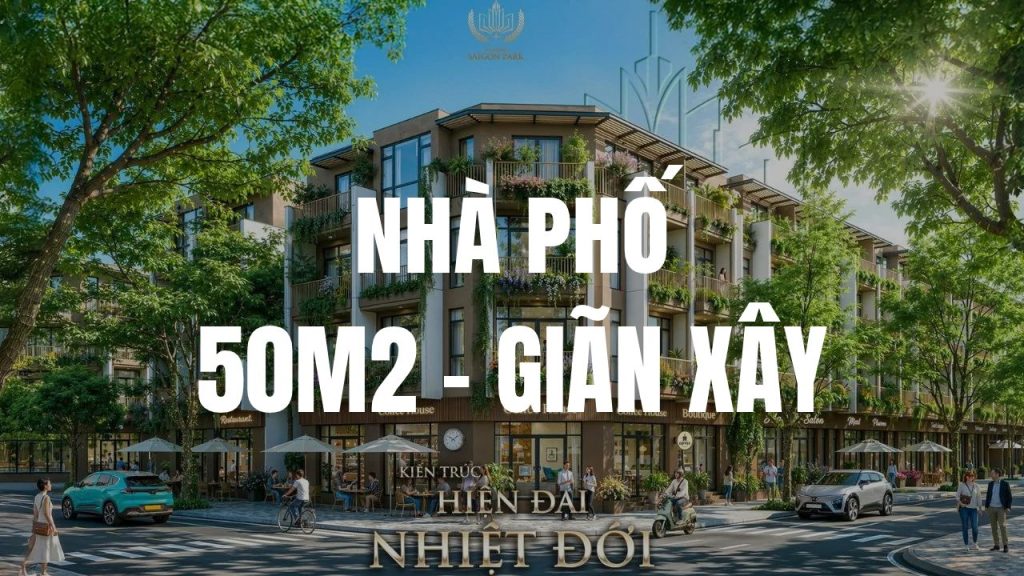 Nhà phố 50m2 Vinhomes Sài Gòn Park AS85-40