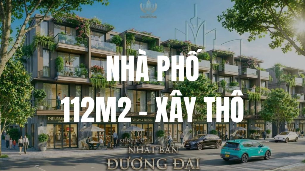 Nhà phố 112m2 Vinhomes Sài Gòn Park TL14-68