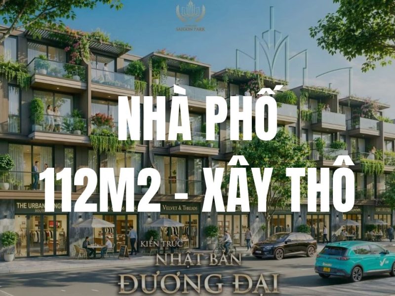 Nhà phố 112m2 Vinhomes Sài Gòn Park TL14-68